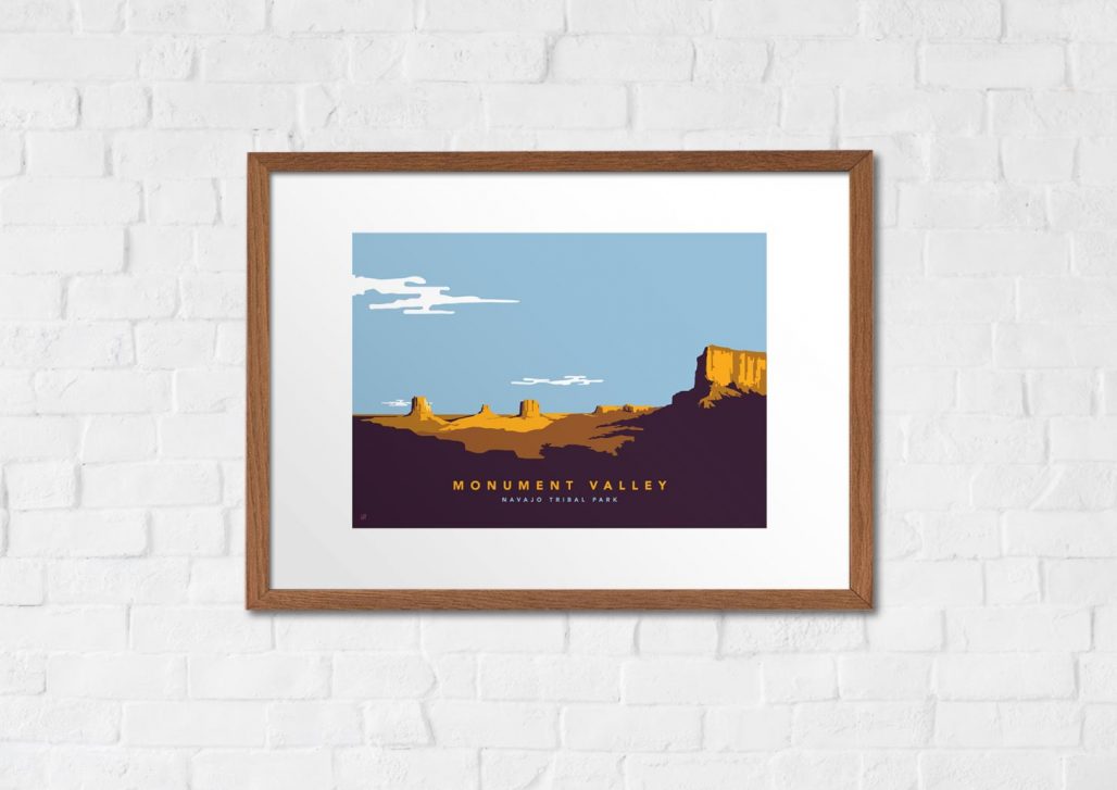 Monument Valley A3 Print