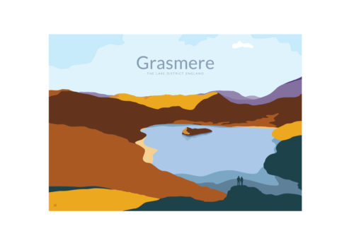 Print of Grasmere Lake District