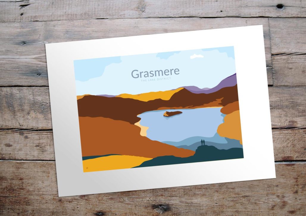 Grasmere Lake A3 Print